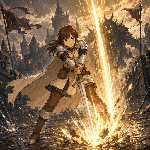 Paladin en plein combat