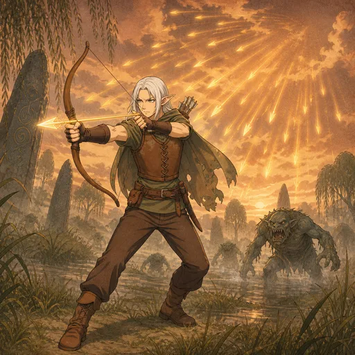 Rôdeur en plein combat