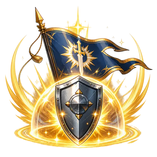 Illustration de Étendard de l'aube