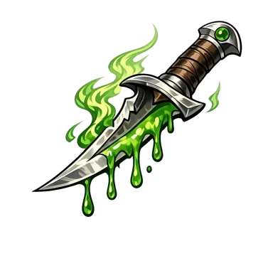Illustration de Lame empoisonnée
