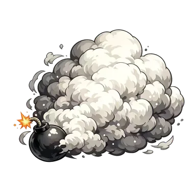Illustration de Bombe fumigène
