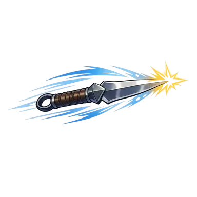 Illustration de Couteau de lancer