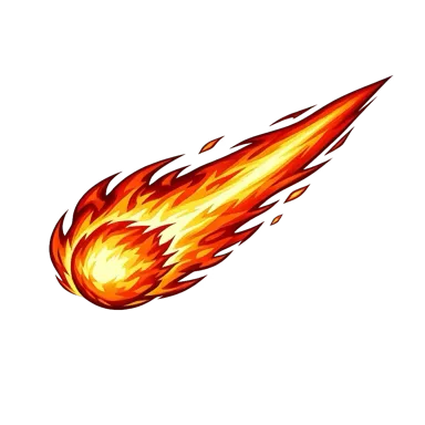 Illustration de Trait de feu